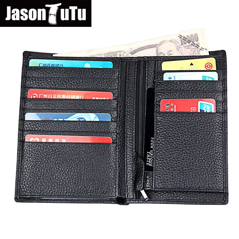 JASON TUTU rfid держатель кредитной карты кожаный бумажник для карт паспорт Чехол