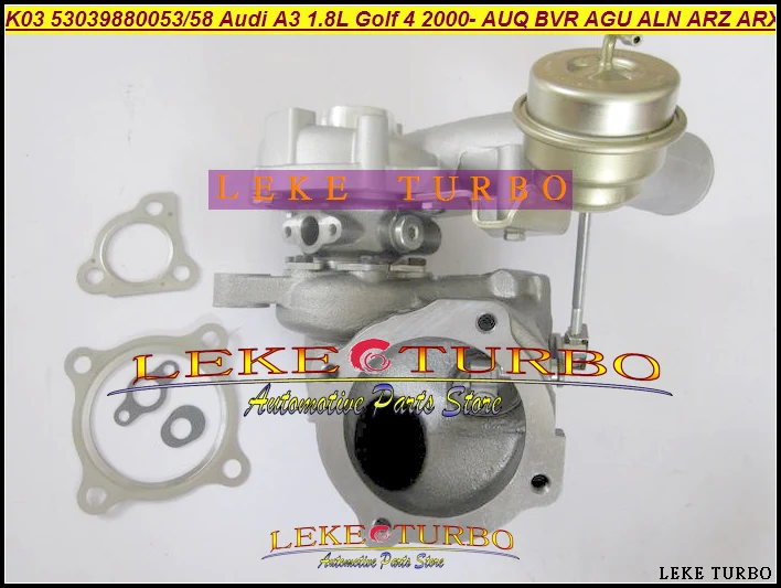 K03 53039880053 53039880058 Turbo For Audi A3 1.8L Volkswagen VW Golf 4 00- AUQ BVR AGU ALN ARZ ARX AUM AVJ AWT AVC AWU 1.8T | Автомобили