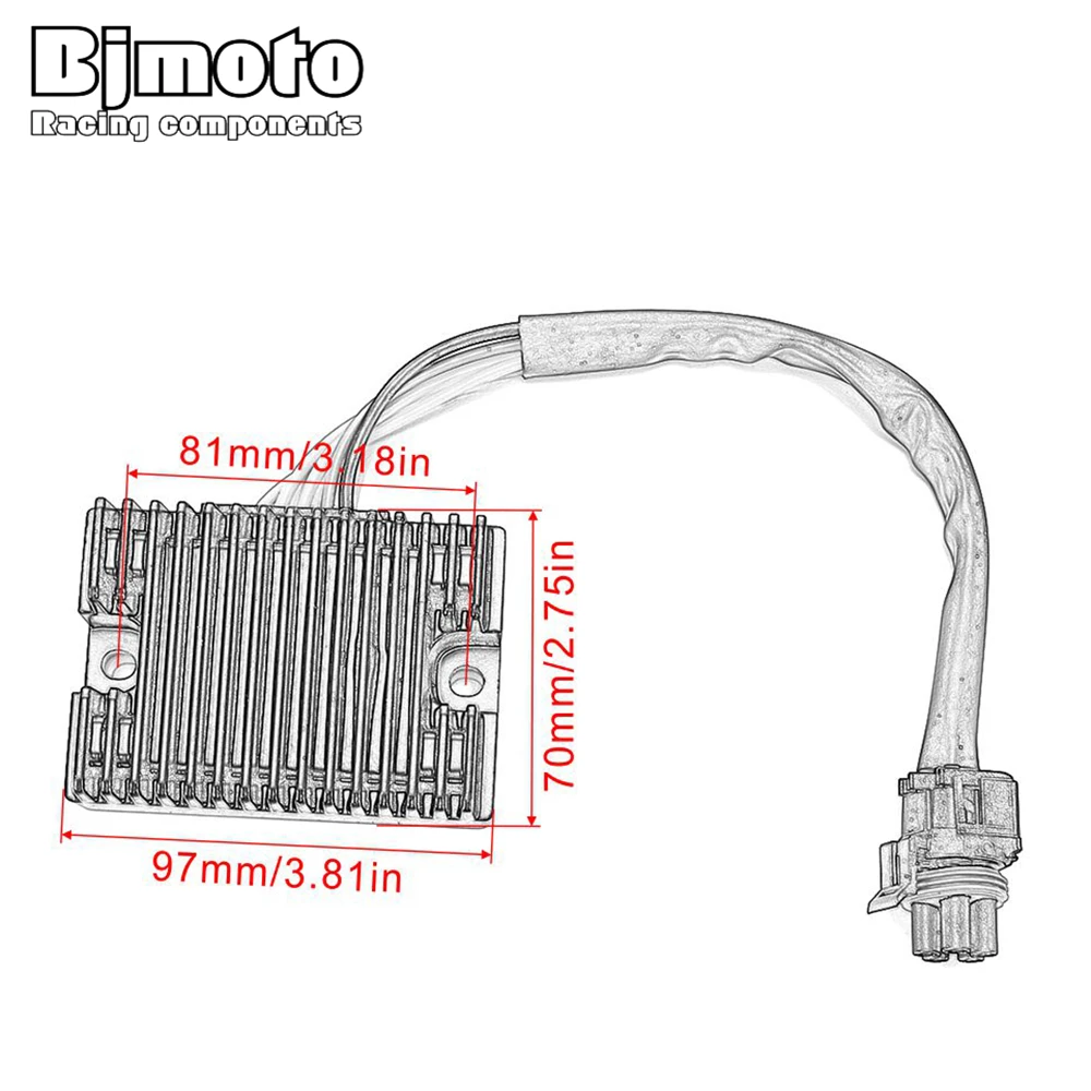 

BJMOTO Motorcycle 12V Voltage Regulator Rectifier For Can-am DS 650 Baja 2002 2003 2004 DS 650 DS650 2003 2004 2005 2006 2007