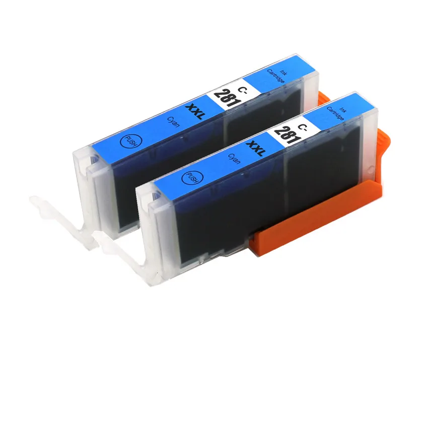 10 шт. картриджи для принтера canon PIXMA TR7520 TR8520 TS6120 TS8120 TS9120|Чернильные картриджи| |