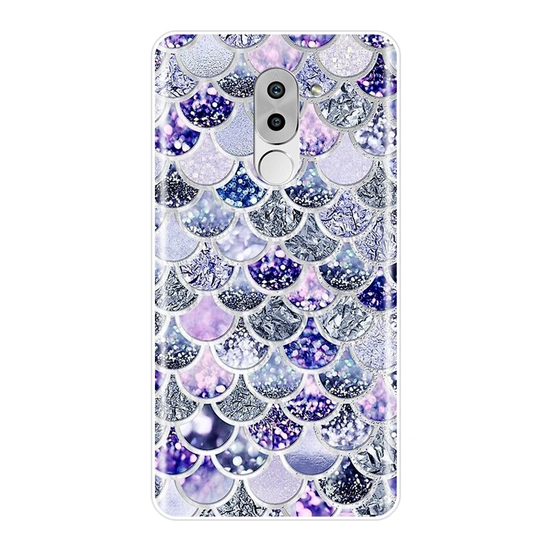 Phone Case Silicone For Huawei Honor 4X 5A 5X 6 6X Fish Scale Luxury Aesthetic Soft Back Cover 4C 5C 6C 6A Pro | Мобильные телефоны