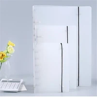 coloffice creative pp plastic folder frosted filing product notebook students stationery book binder folder office supplies 1pc