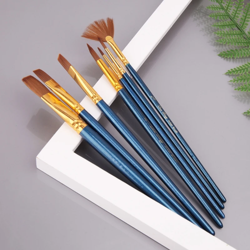 Нейлоновая кисть для масляной живописи волос кисти акварели художника товары