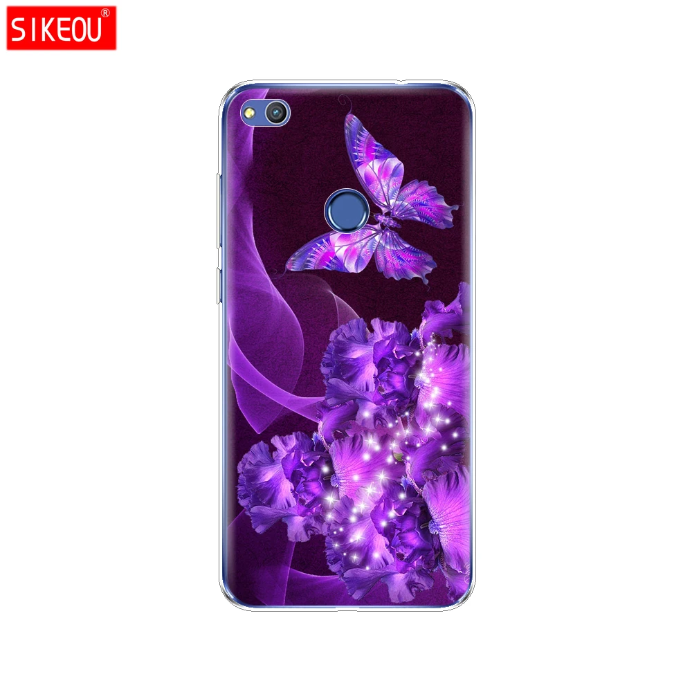 Силиконовый чехол для телефона Huawei P20 P7 P8 P9 P10 Lite Plus Pro 2017 P Smart 2018 бабочка на белых