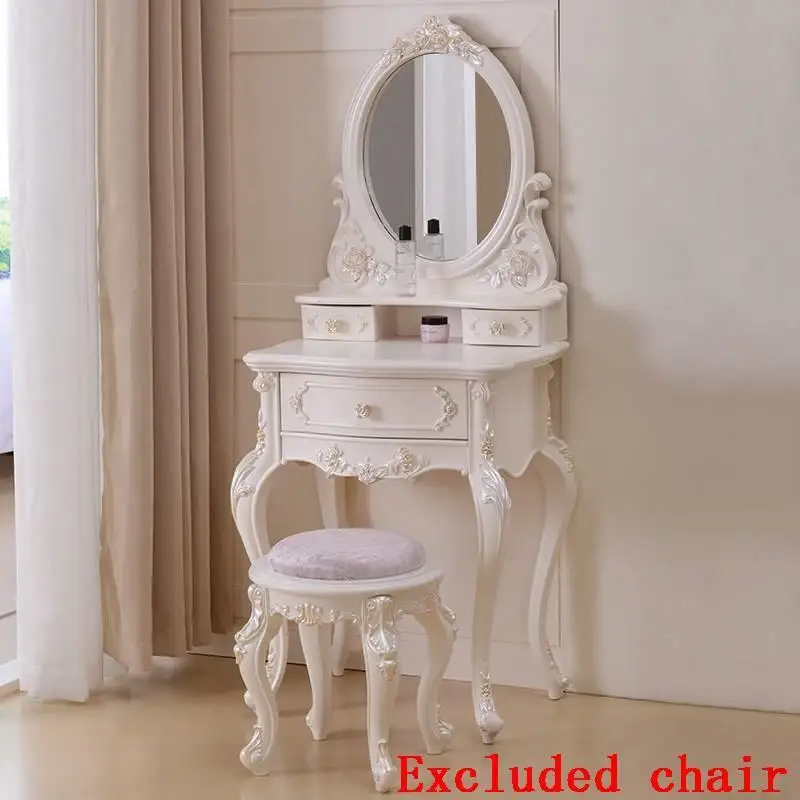 Туалетный столик для Coiffeuse Avec Miroir Toaletka Dormitorio Makeup Vanity Aparador Настольный корейский кварто мебель для спальни Penteadeira - Цвет: Version Q