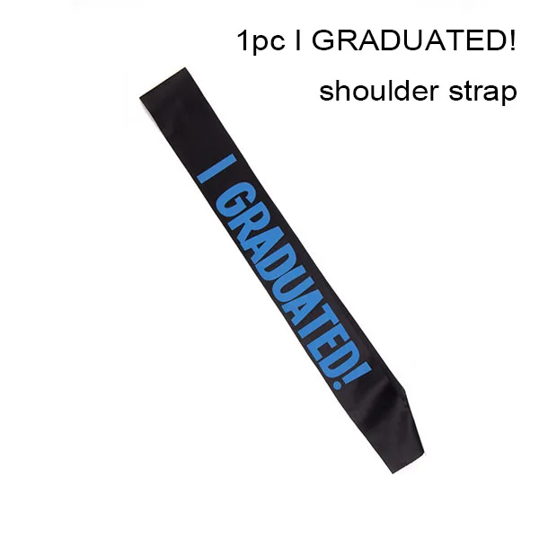 boy-shoulder strap Выпускные вечерние украшения I'm Done баннер поздравление град баннер реквизит для фотографий фольгированные шары коробка для конфет торт Топпер класс - Цвет: boy-shoulder strap