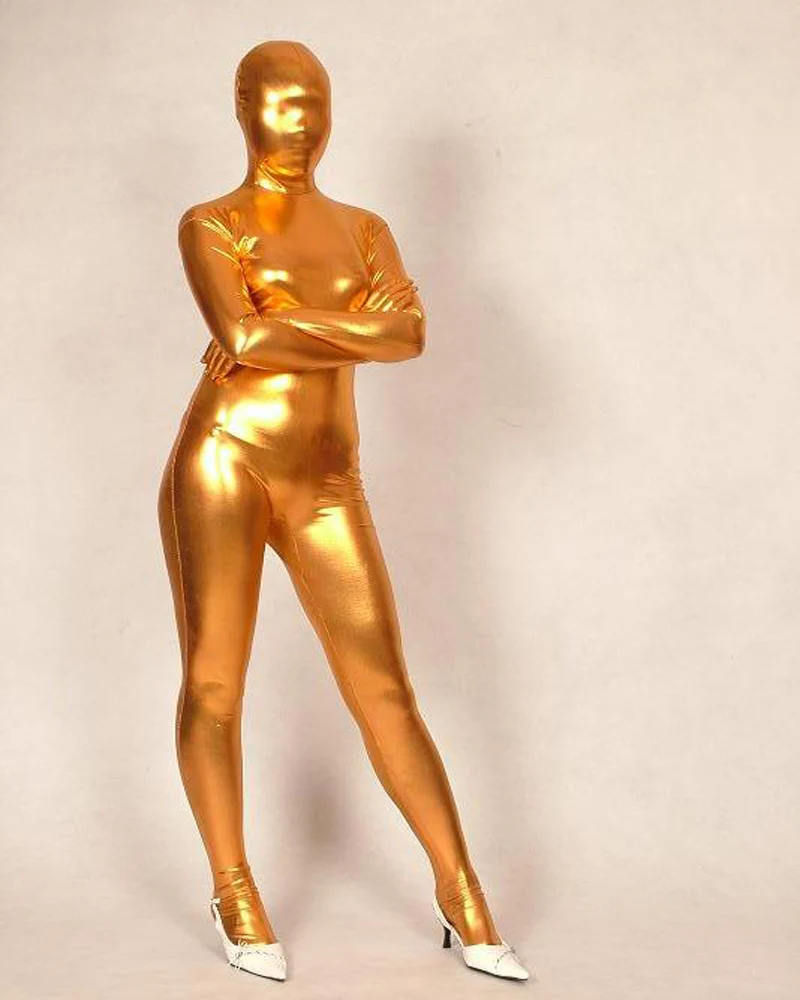 Gold Latex Suit