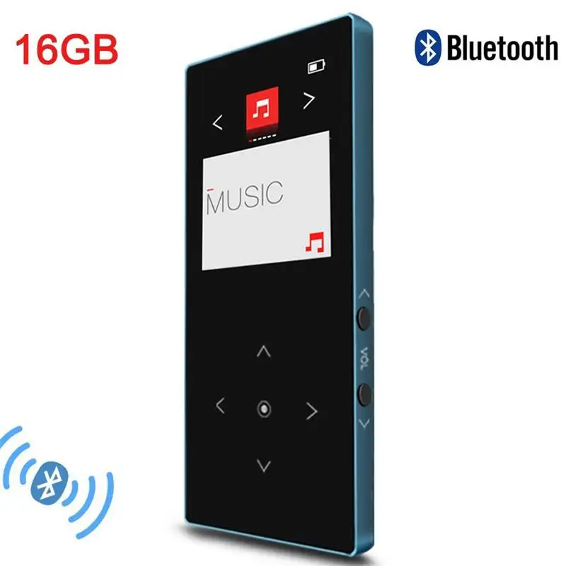 Металлический MP3-плеер 8 ГБ/16 ГБ с поддержкой sd-карты до 64 Гб HIFI MP3 музыкальный плеер без потерь с fm-радио, диктофоном, электронной книгой