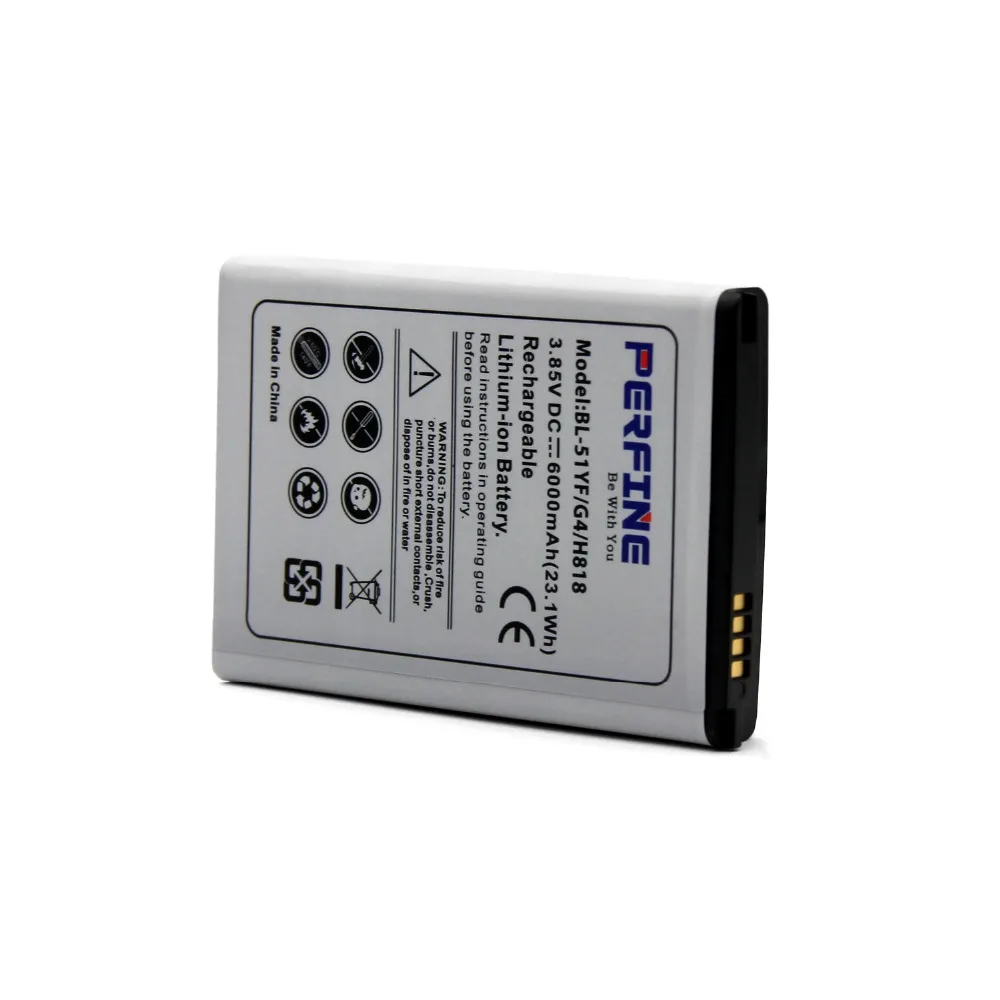 BL-51YF батарея 6000mAh Замена G4 расширенная батарея с 2 шт задняя крышка чехол(черный и золотой) для LG G4 VS986 H818 батарея телефона