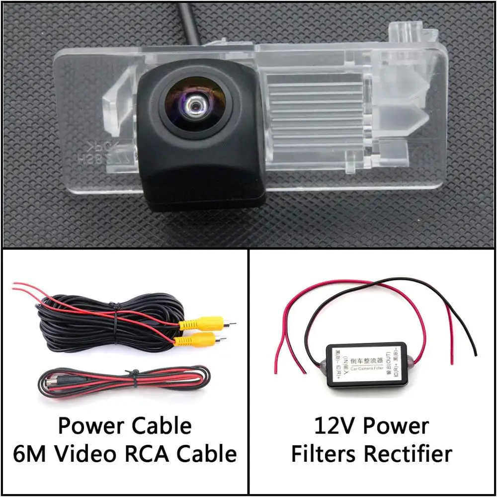 Camera With Filter 175 градусов HD резервная камера заднего вида для VW Golf Touran Lavida/Grand Lavida Golf puls Passat B7 Wagon автомобильный монитор - Название цвета: Camera With Filter