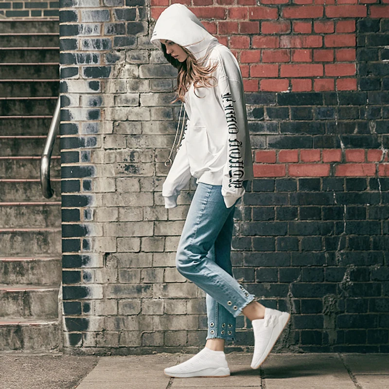 ONEMIX sneakers for women light cool breathable running shoes knitted vamp women shoes durable rubber outsole socks-lik sneakers