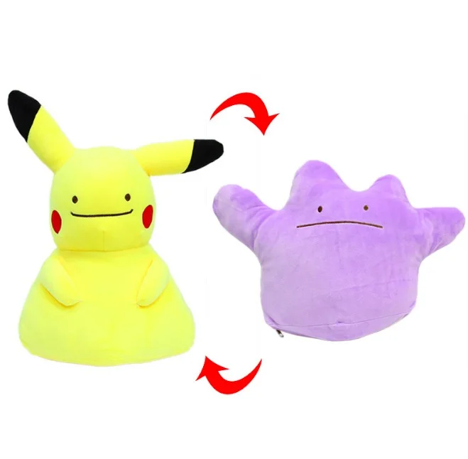 25 см аниме карманное животное Ditto Подушка трансформер Furret Eevee Umbreon Magnemite Magikarp Мягкие плюшевые куклы игрушки SA1666a