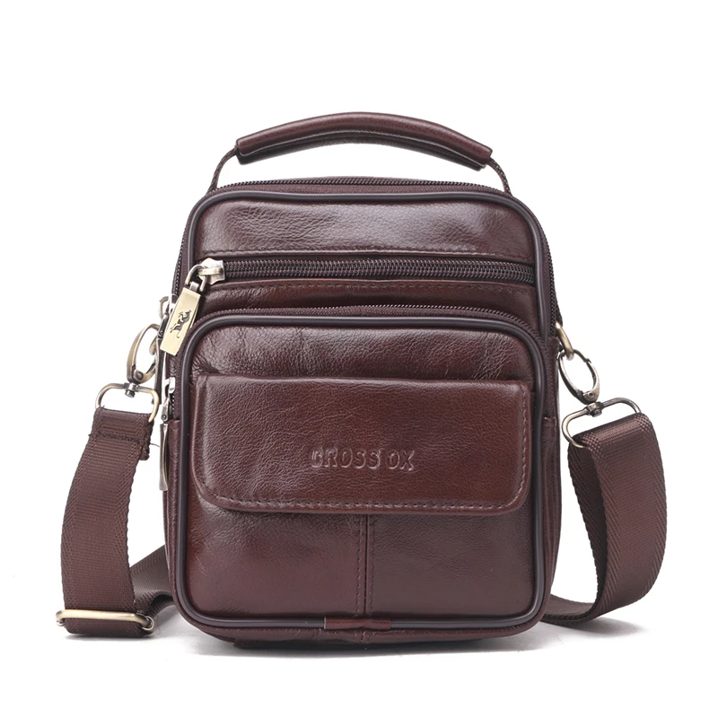 CROSS OX Пояса из натуральной кожи сумки Для мужчин сумка Бизнес клапаном кожа