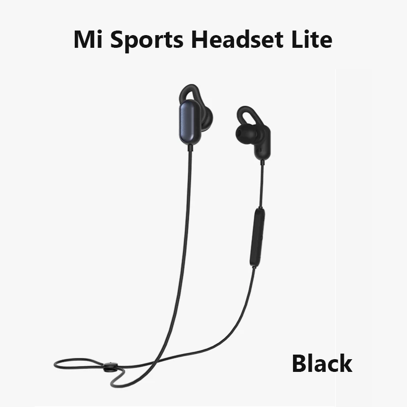 Оригинальная Xiaomi mi Спортивная гарнитура Lite/standard/mi ni Беспроводная Bluetooth 4,1 Водонепроницаемая IPX4 анти-капля долгое время игры - Цвет: Lite Black