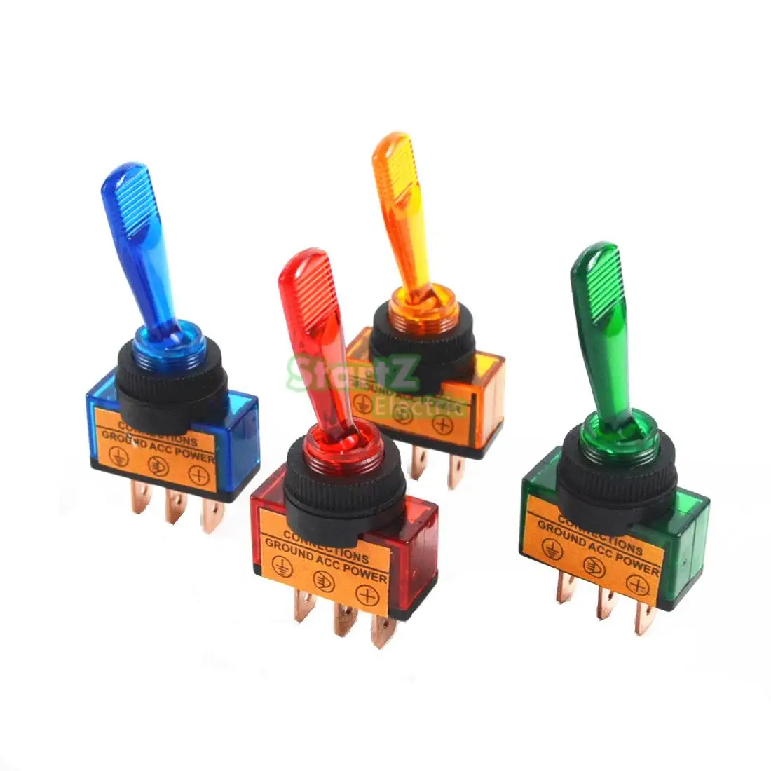 Автомобильный тумблер 3 Pin ВКЛ ВЫКЛ с лампой DC 12 В V 20A|lamp switch|on-off toggle switchswitch lamp |