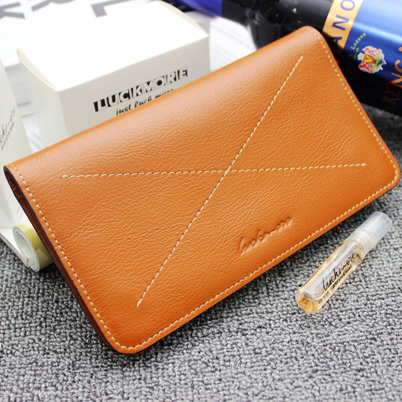 Роскошный мужской кожаный кошелек 2016 оригинальный клатч кошельки Удобные сумки