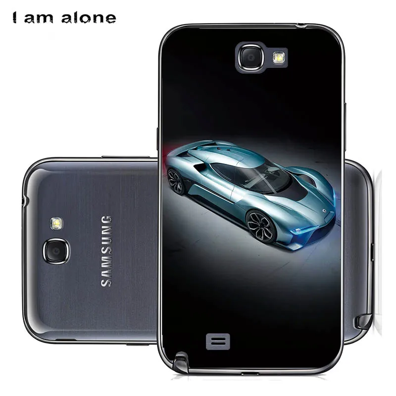 Чехлы для телефонов I am alone для samsung Galaxy Note 2 II N7100, 5,5 дюймов, жесткий пластиковый пакет, Модный Цветной Чехол для мобильного телефона