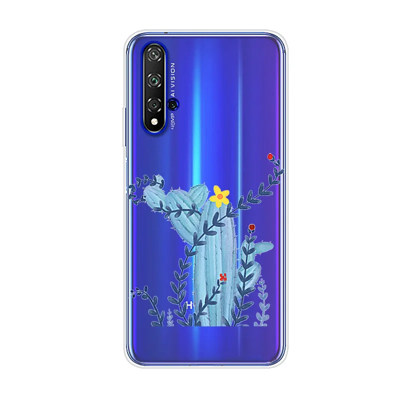 Чехол для Huawei Honor 20S 6 15 дюйма силиконовый чехол с принтом на заднюю панель мягкий