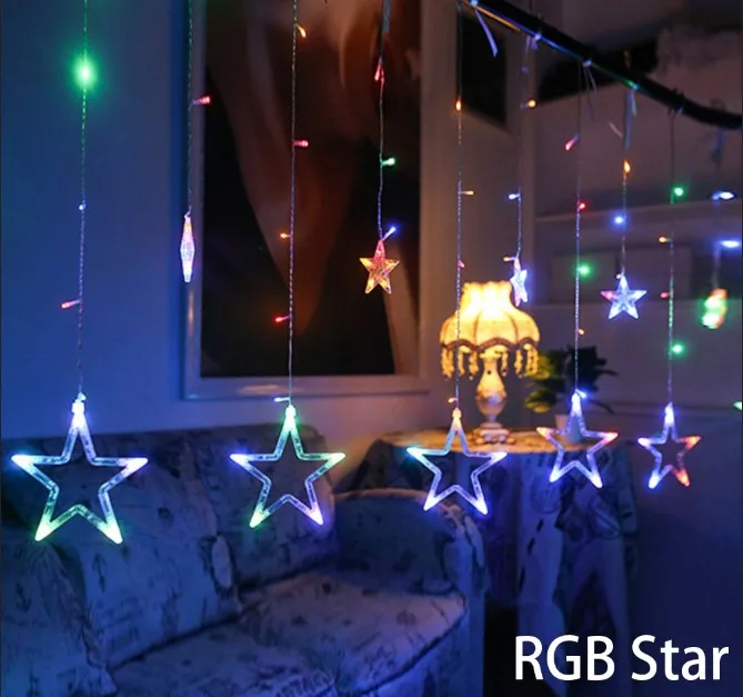 

Гирлянда-занавес в виде сосулек, 2,5 м, 138 светодиодов