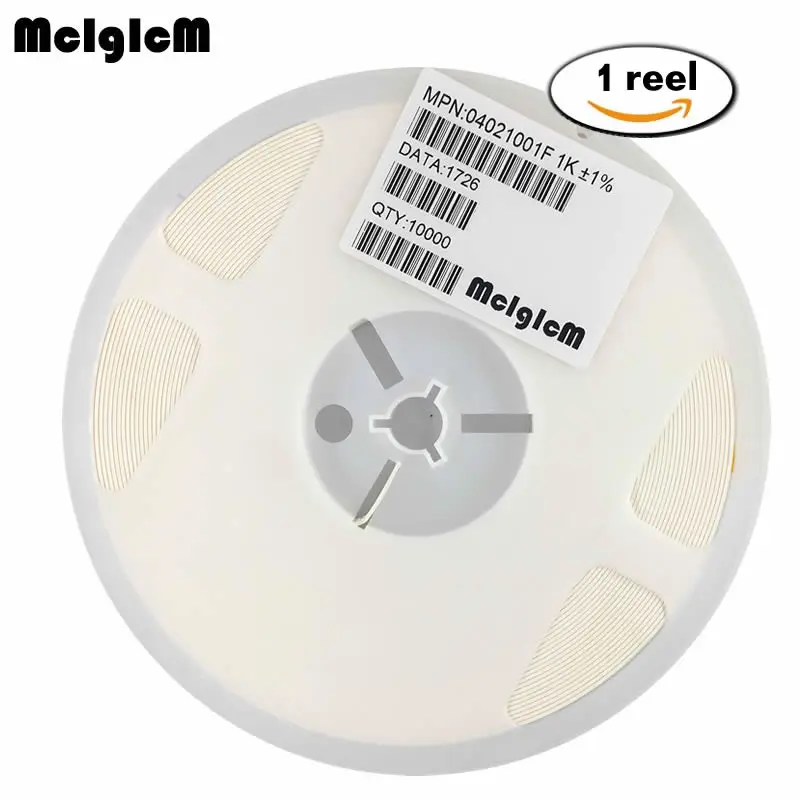 MCIGICM 10000 шт. 0402 smd Чип резисторы Резисторы 0R-10M 1/16 Вт 47R 470R 47K 470K 1% | Электронные