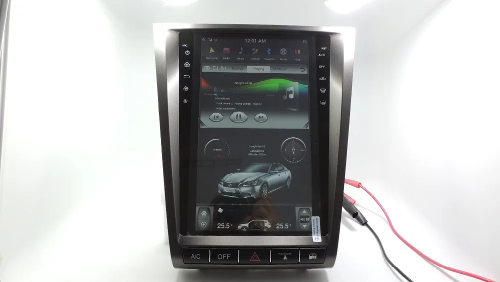 "YOKOTRON" 12," Telsa стиль сенсорный Android 6,0 Автомагнитола RDS для Lexus GS300 GS460 2004-2011+ gps+ камера заднего вида