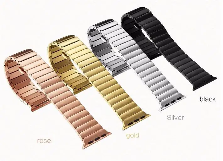 Ремешок из нержавеющей стали, соединяющий ремешок браслета для iwatch для Apple watch band 42 мм 38 мм 40 мм 44 мм loop Series 4& 3& 2& 1series 5