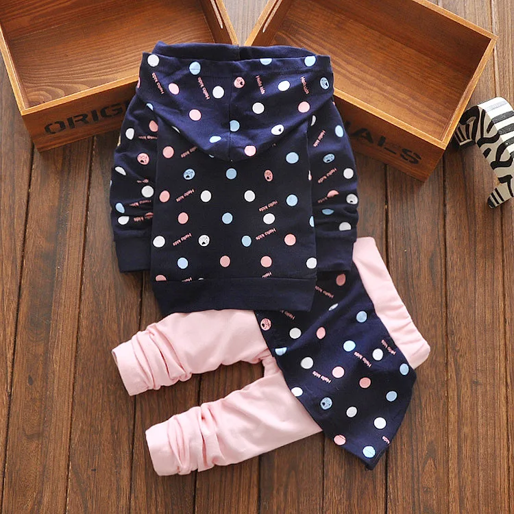 Heat! Новинка 2016 весенне-Осенние костюмы платье для маленьких девочек хлопковая