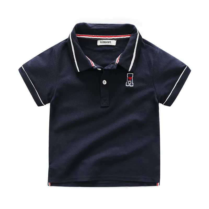 Baby boys short sleeve cotton polo t shirts shorts set high quality infant gentleman casual clothes kids sport wear 17A801 |