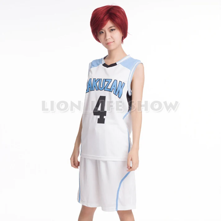 Спортивная одежда Kuroko no Basuke ракюзан 4 # баскетбольная майка с шортами полный
