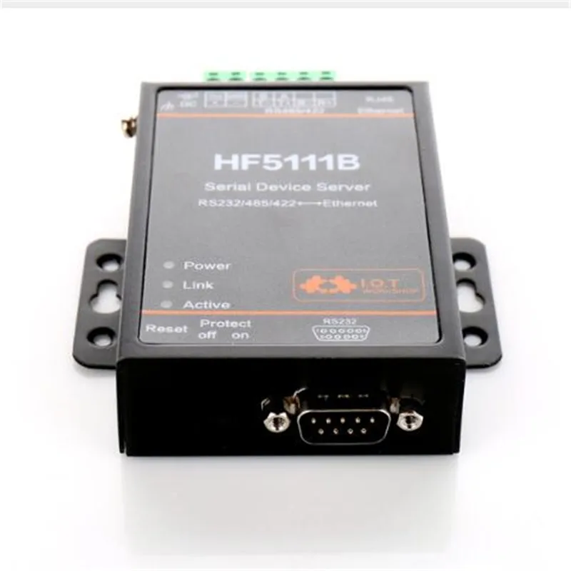 5pcs/pack Official 5111B RJ45 RS232/485/422 Serial To Ethernet Free RTOS 1 Port Server Converter Device Industrial | Компьютеры и офис