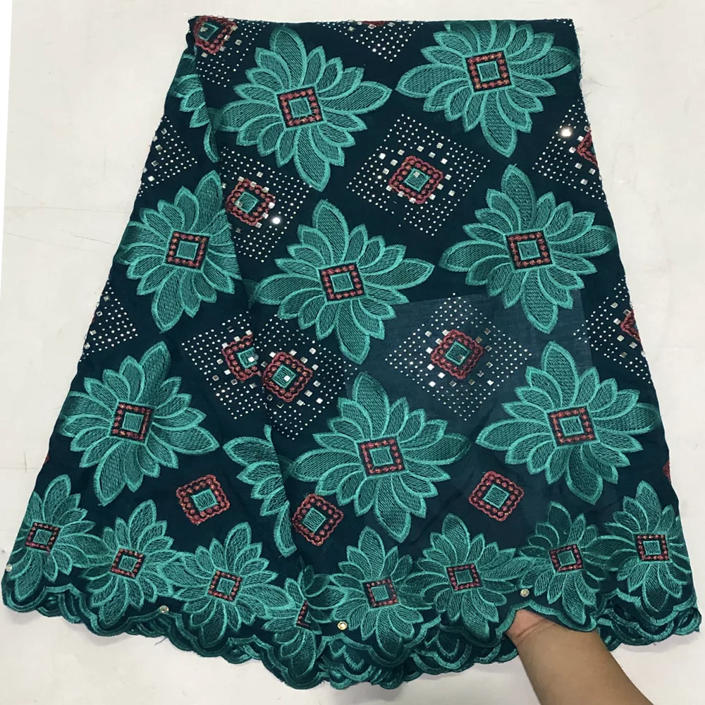 

Fashion African Dry Lace Fabric With Sequins Swiss Voile Lace In Switzerland High Quality Nigerian Lace Fabric For Wedding1667B