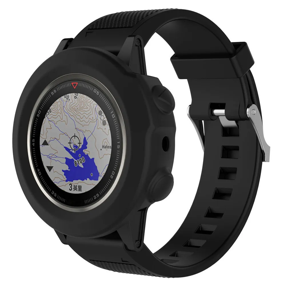 Силиконовый ремешок премиум-класса для Garmin Fenix 5X изысканный мягкий чехол