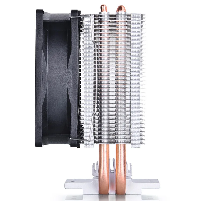 Кулер для мини процессора Deepcool радиатор с двумя тепловыми трубками Intel LGA 775/115x AMD
