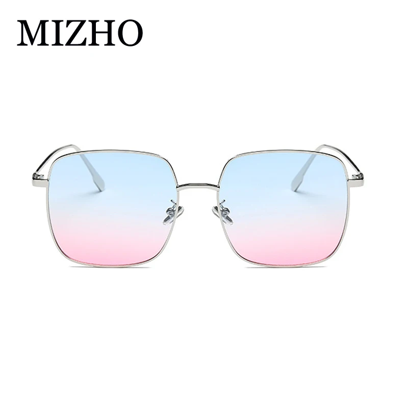 Брендовые дизайнерские винтажные Квадратные Солнцезащитные очки MIZHO в