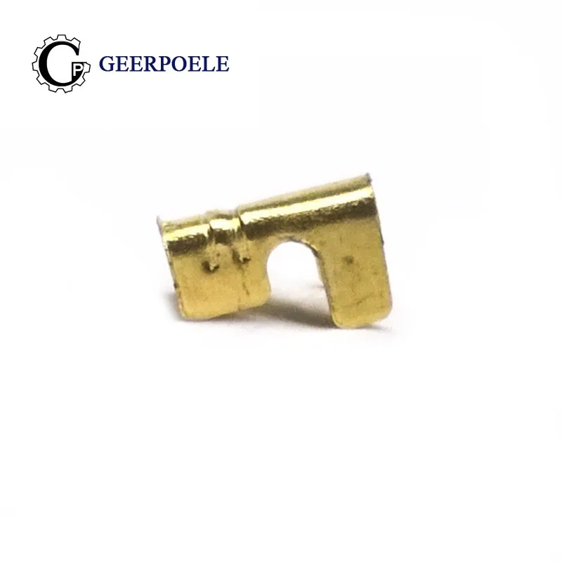 100 pcs/lot 4.8 Crimping Button Cold Pressing Splice Terminals Connector Electric Cable Sertir Wire 0.3-0.75 | Обустройство дома