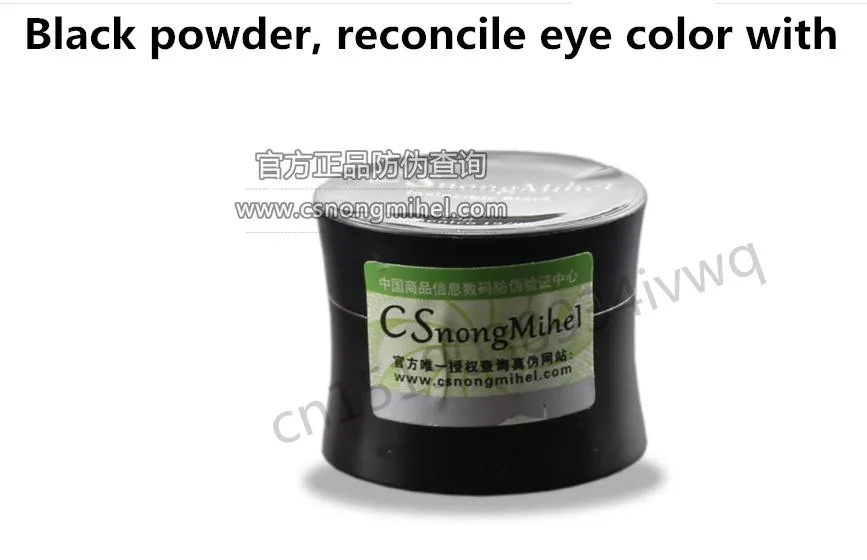 Black powder 15 мл пигмент для микроблейдинга Перманентный Макияж брови и губы чернила татуировки Макияж инструмент красоты - Цвет: Black powder