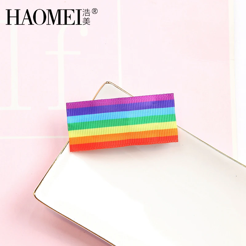 Лидер продаж Девушка BB зажим для волос Радуга заколка ручки сбоку заколки Для