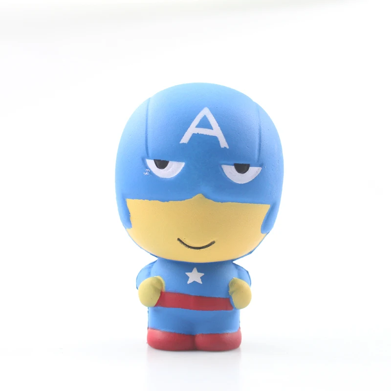 Super Hero Squishy Slow Rising Iron Man Spiderman Hulk America Captain Squishies Toy Jumbo Squeeze Stress Relief Toys | Игрушки и хобби