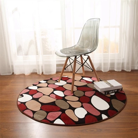 Carpet19 Современный коврик для стула, коврик для дома, декоративный коврик с эффектом памяти из мягкой пены, большой круглый ковер для гостиной, детской спальни, коврики - Цвет: Carpet19