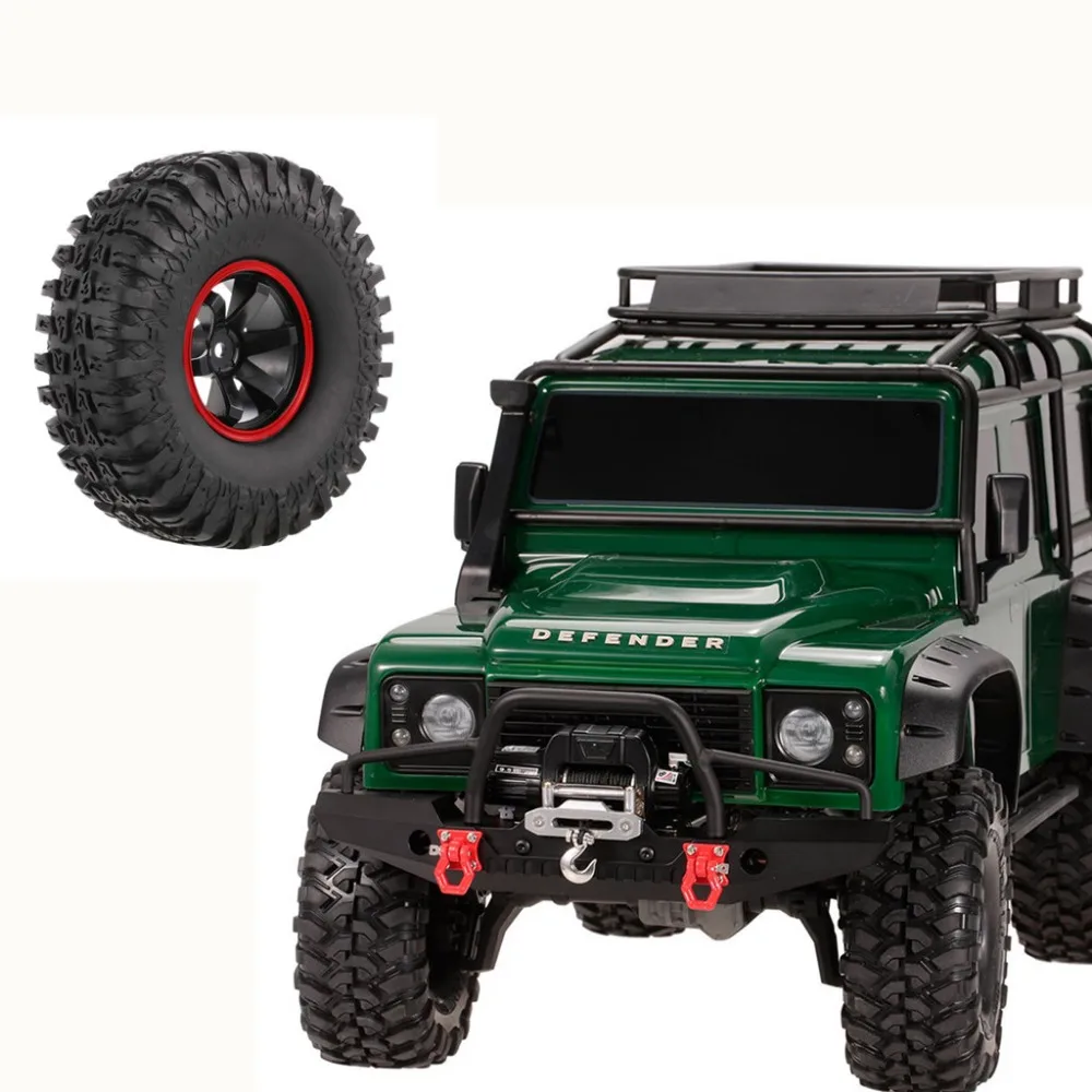 4 шт. 118 мм 1 9 дюйма резиновые шины для колес 1:10 RC Rock Crawler Axial SCX10 90047 RC4WD D90 D110 TF2 Traxxas TRX