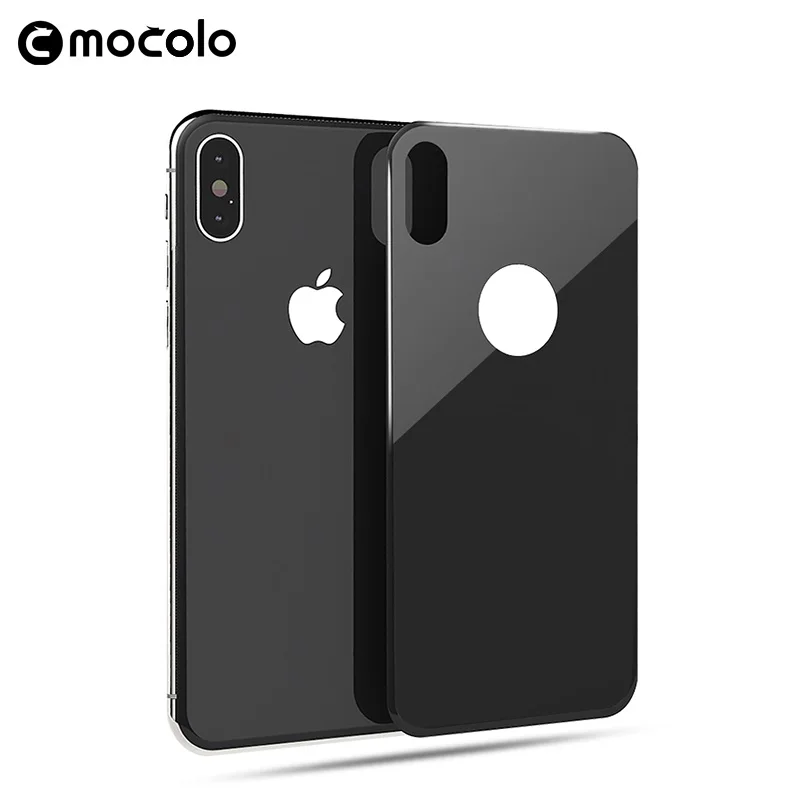 Mocolo 0.3 мм 3D шелковая печать закаленное Стекло Вернуться протектор для iPhone X |