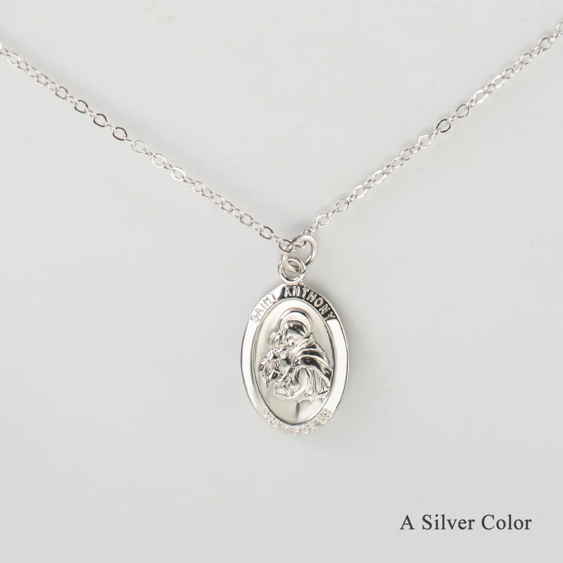 A Silver Color Золотистый цвет, Круглый ожерелья с монетками и подвесками для женщин 925 стерлингового серебра Простой Портрет талисман доллар ожерелье изящные подарки - Окраска металла: A Silver Color