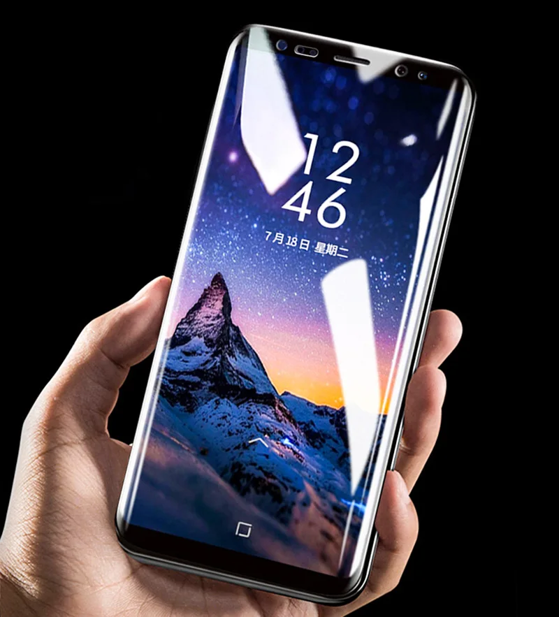 3D Nano (не закаленное) полное покрытие Защита экрана для samsung Galaxy S6 s7 Edge Примечание 8