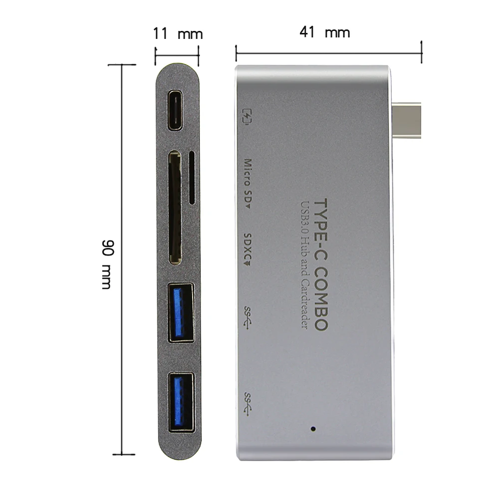 CHYI Type C 3 1 USB 0 концентратор комбинированный Micro SD/SD кардридер мульти