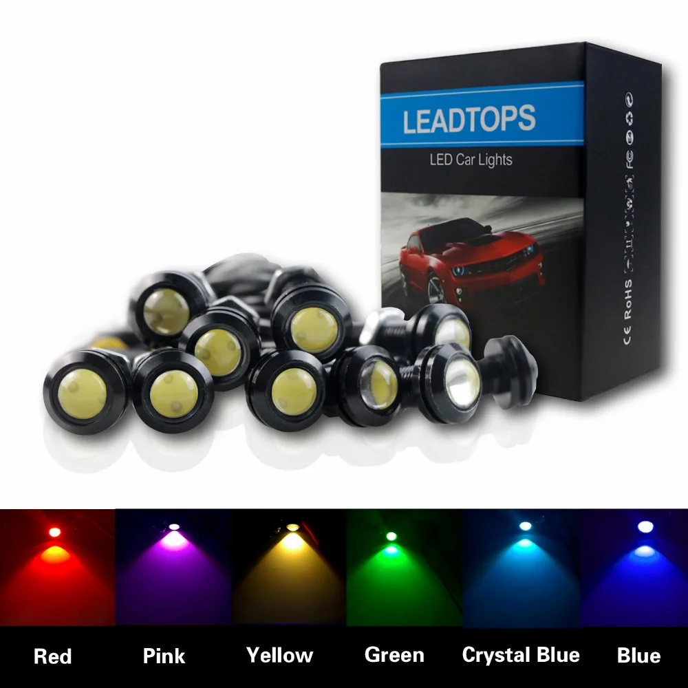 LEAPTOPS светодиодный DRL автомобиль Eagle Eye дневные ходовые огни Источник заднего хода