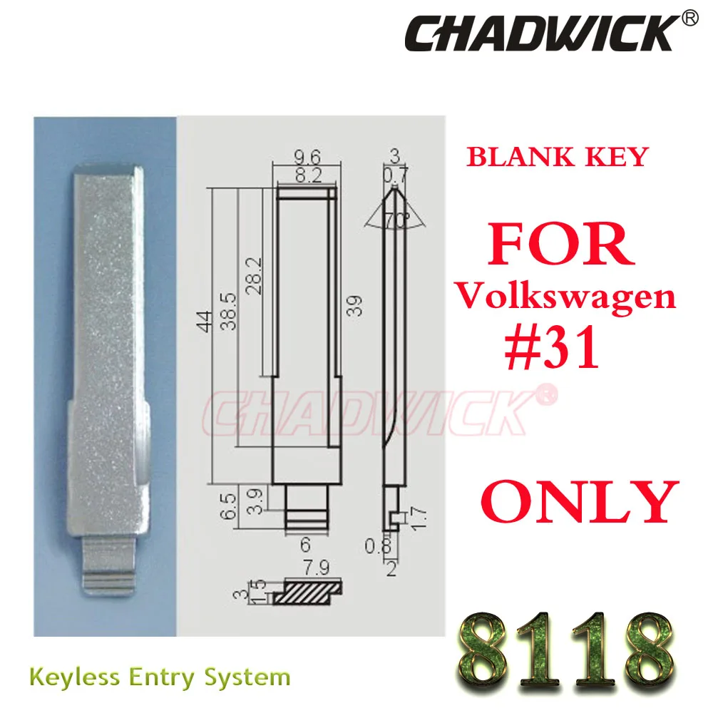 Новинка,, CHADWICK 8239, флип-ключ, без ключа, система входа для Bora, vw, Volkswagen, пульт дистанционного управления, центральный дверной замок, замок, высокое качество