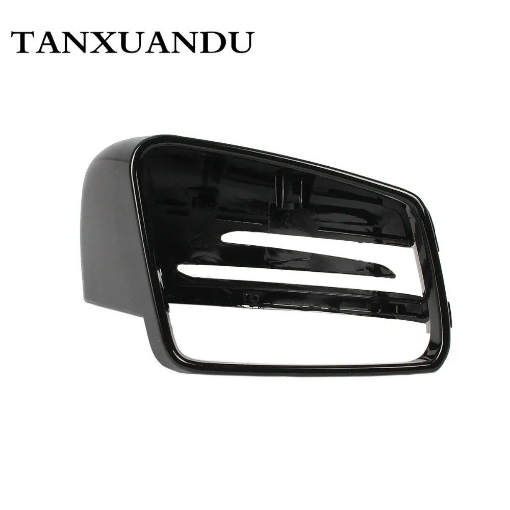 Черная дверная зеркальная Крышка Корпус крыло зеркало заднего вида обшивка