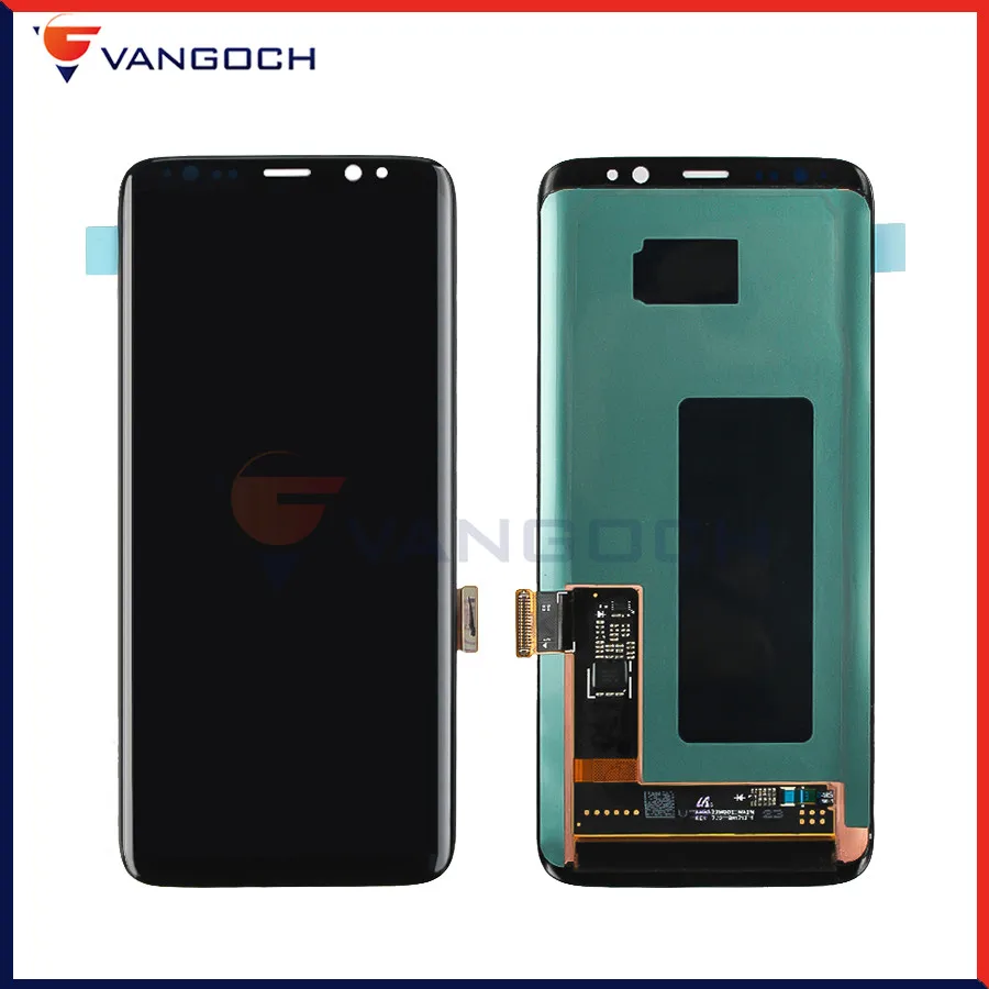100% Оригинальный супер Amoled ЖК экран для Samsung Galaxy S8 дисплей G950 сборка Замена