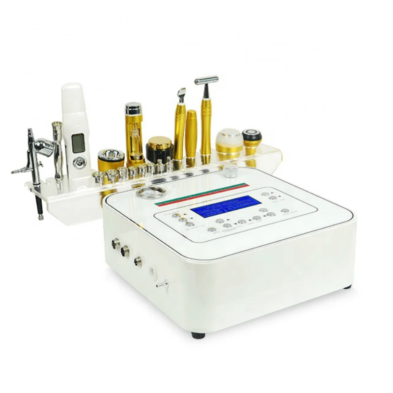 

10 in 1 electroporation mesotherapy microdermabrasion micro current diamond microcurrent multifunction face lift machine