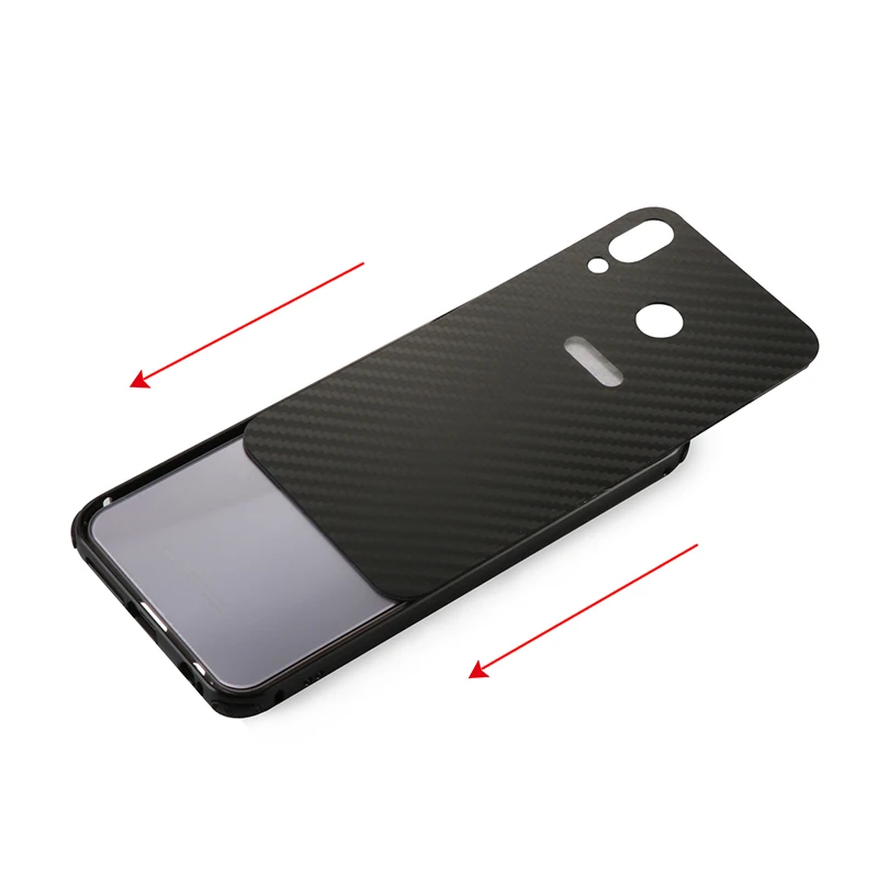 Luxury Aluminum Metal Case For Asus Zenfone Max Pro M1 ZB601KL ZB602KL Carbon Fiber Back Cover for |